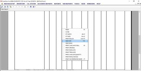 SEND SMS IN FUNDCARE SOFTWARE